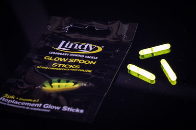 LINDY GLOW SPOON REPL STICKS CHARTREUSE