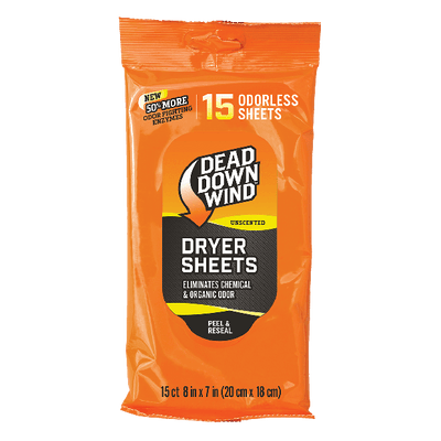 DEAD DOWN WIND SCENT DRYER SHEETS